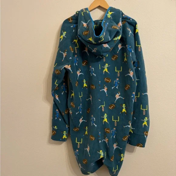 Chubbies The Armchair Quarterback Fleece Football Onesie